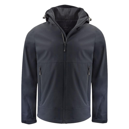Black - Front - James Harvest Mens Lodgetown Soft Shell Jacket