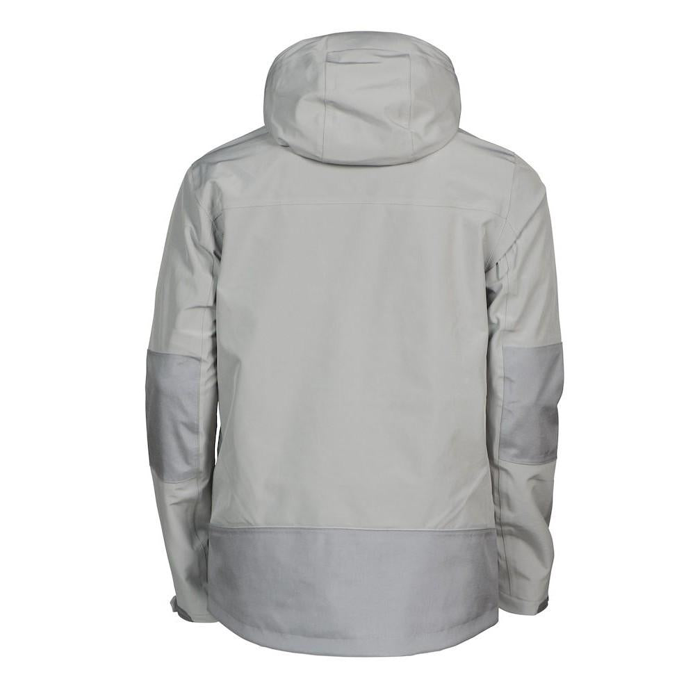 Light Grey - Back - James Harvest Mens Islandblock Jacket