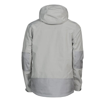 Light Grey - Back - James Harvest Mens Islandblock Jacket