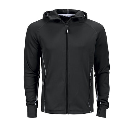 Black - Back - James Harvest Mens Northderry Fleece Jacket