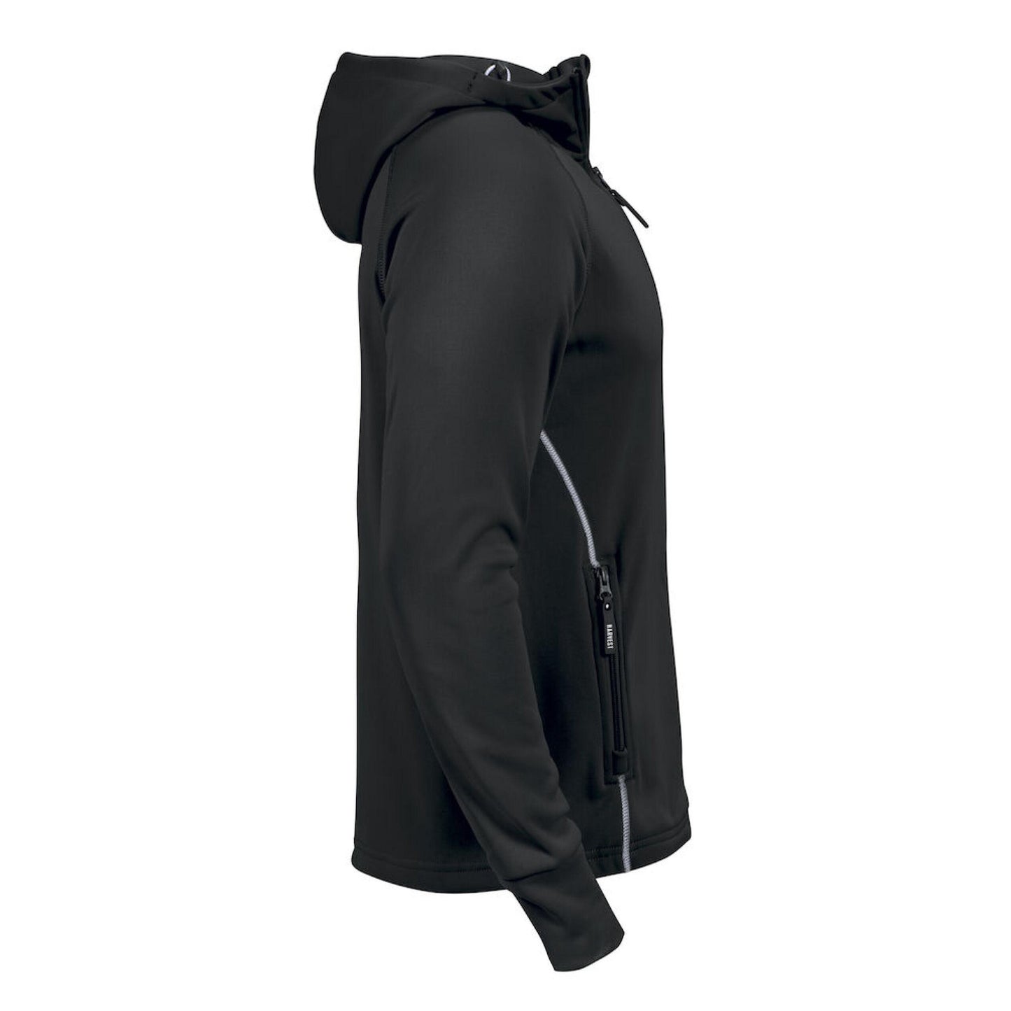 Black - Lifestyle - James Harvest Mens Northderry Fleece Jacket