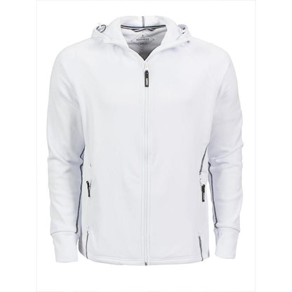 White - Front - James Harvest Mens Northderry Fleece Jacket