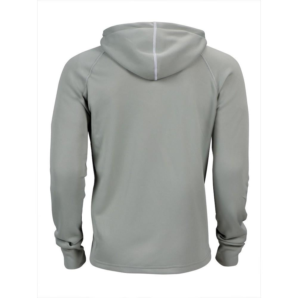 Light Grey - Back - James Harvest Mens Northderry Fleece Jacket