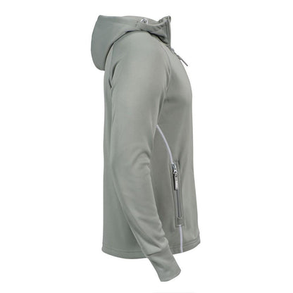 Light Grey - Side - James Harvest Mens Northderry Fleece Jacket