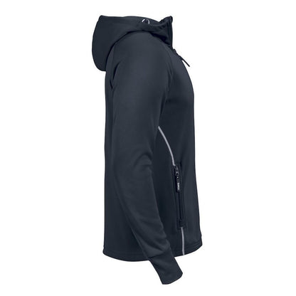 Navy - Side - James Harvest Mens Northderry Fleece Jacket