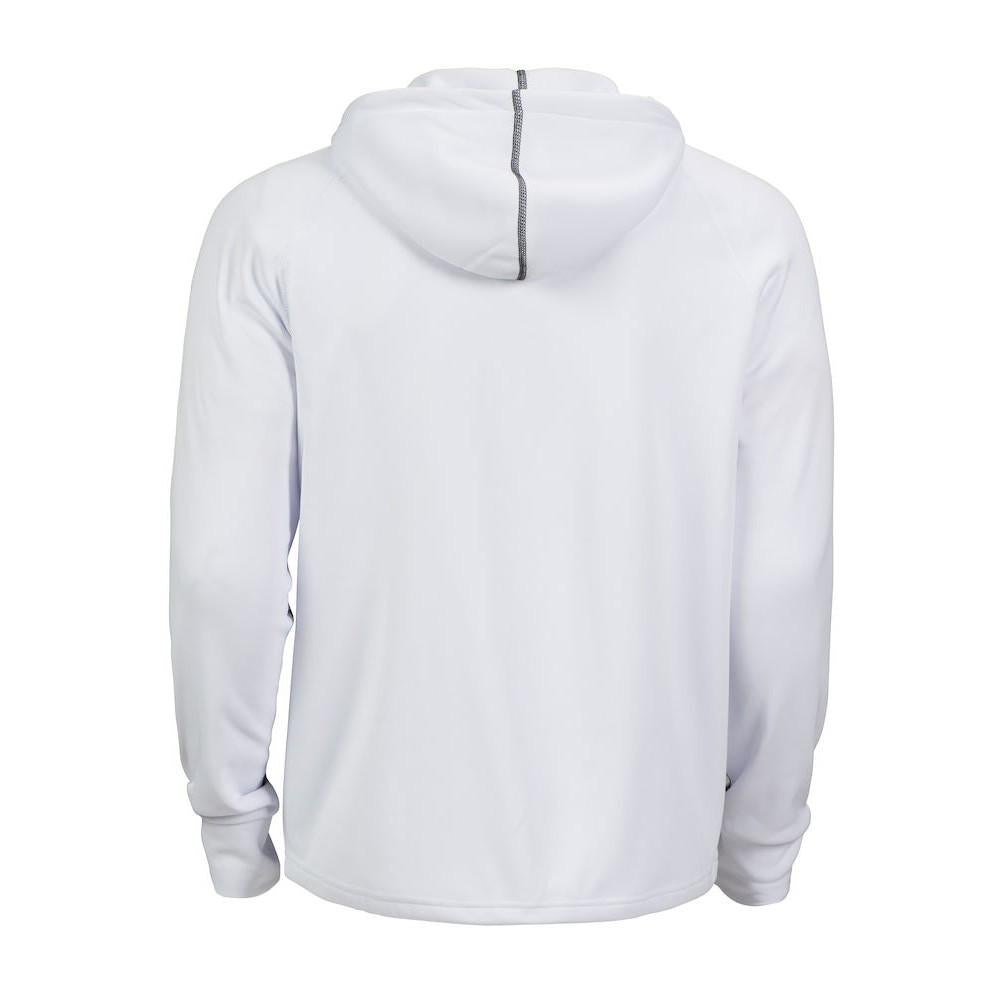 White - Back - James Harvest Mens Northderry Fleece Jacket