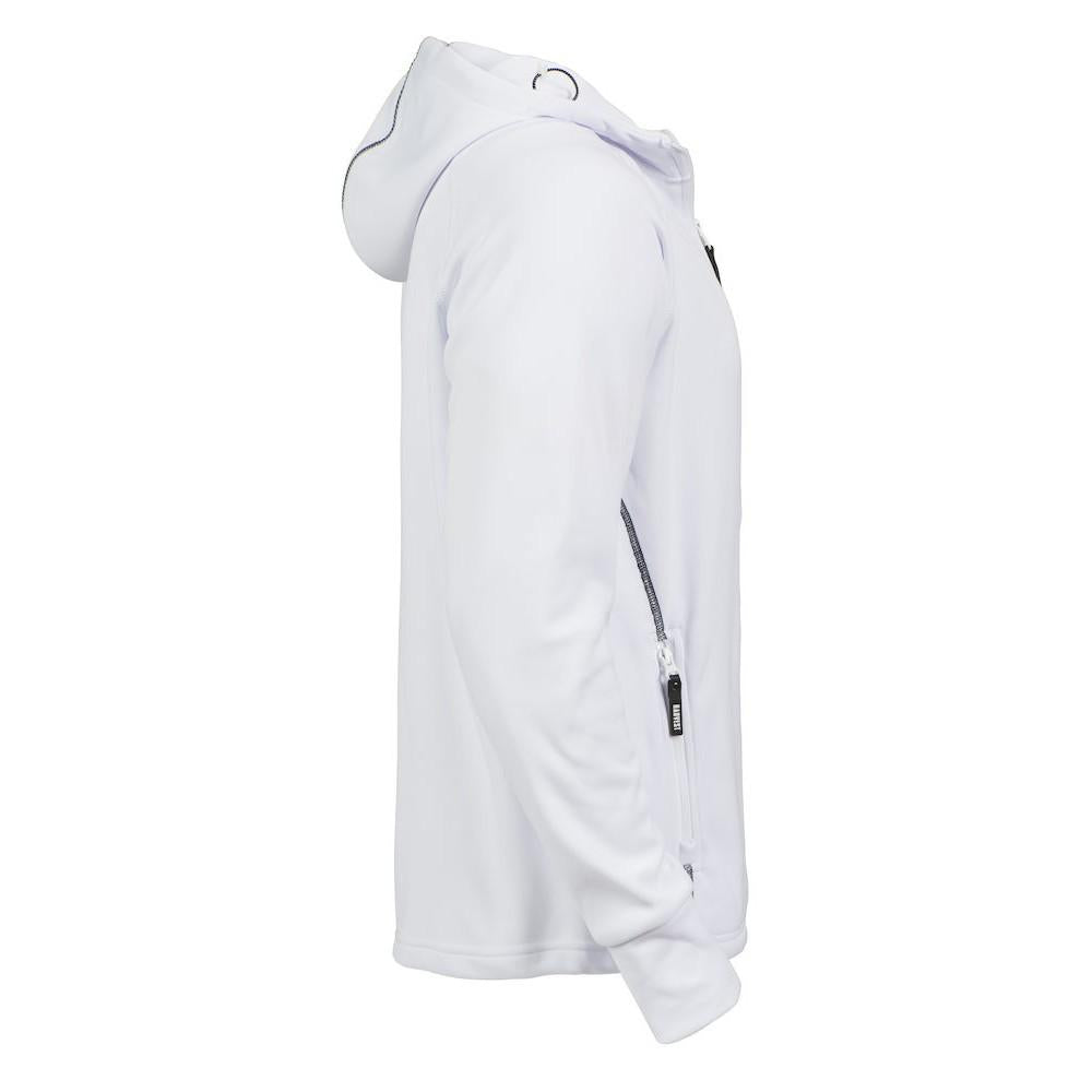 White - Side - James Harvest Mens Northderry Fleece Jacket
