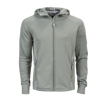 Light Grey - Front - James Harvest Mens Northderry Fleece Jacket