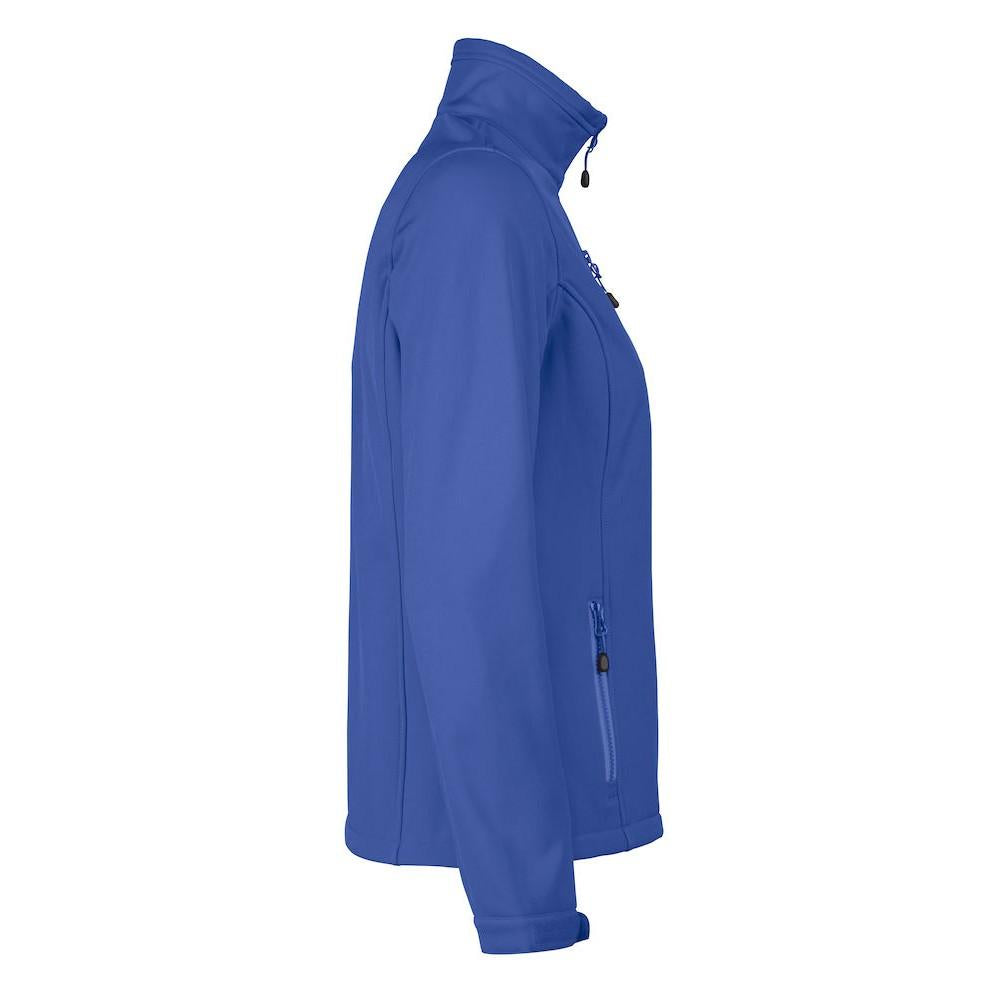 Blue - Side - Printer RED Womens-Ladies Vert Soft Shell Jacket