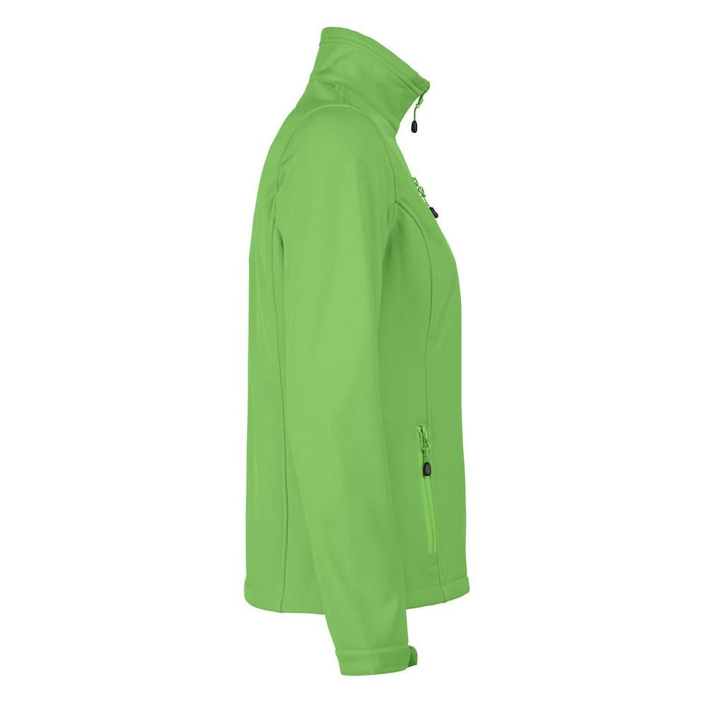 Lime - Side - Printer RED Womens-Ladies Vert Soft Shell Jacket