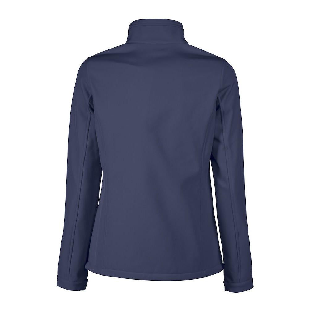 Navy - Back - Printer RED Womens-Ladies Vert Soft Shell Jacket