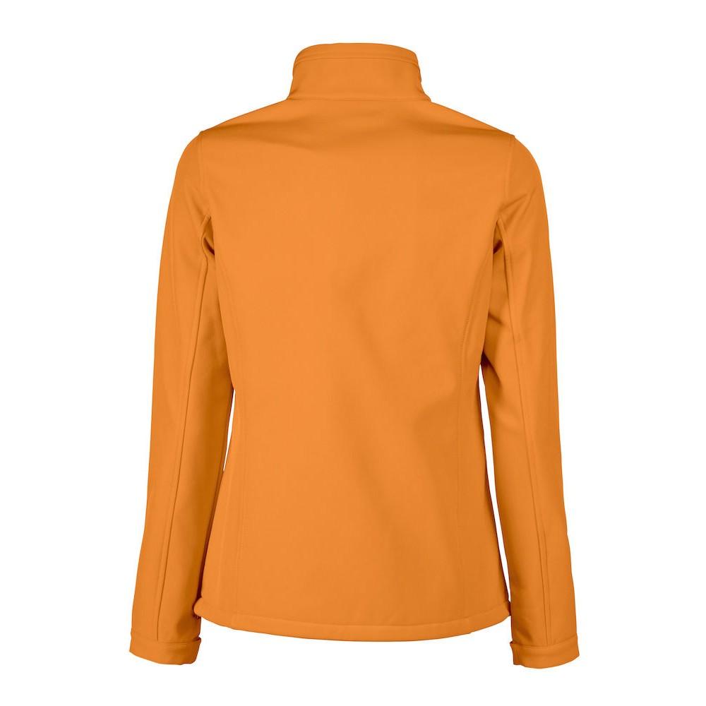 Orange - Back - Printer RED Womens-Ladies Vert Soft Shell Jacket