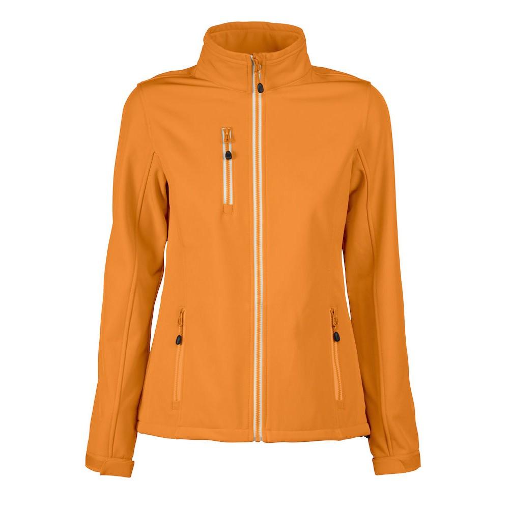 Orange - Front - Printer RED Womens-Ladies Vert Soft Shell Jacket