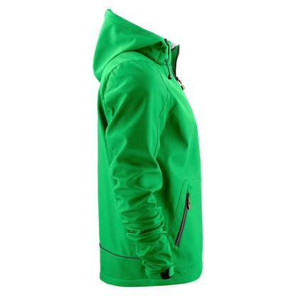 Fresh Green - Side - Printer Mens Karting Soft Shell Jacket