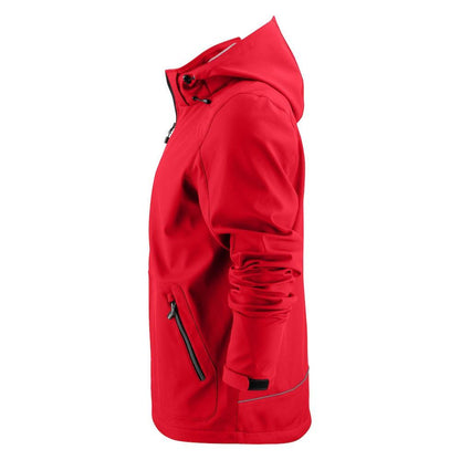 Red - Lifestyle - Printer Mens Karting Soft Shell Jacket