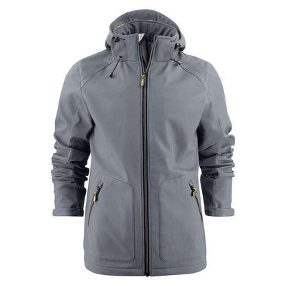 Steel Grey - Front - Printer Mens Karting Soft Shell Jacket