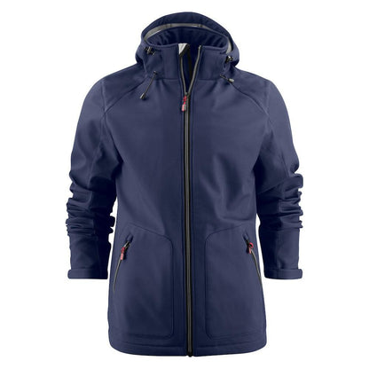 Navy - Front - Printer Mens Karting Soft Shell Jacket