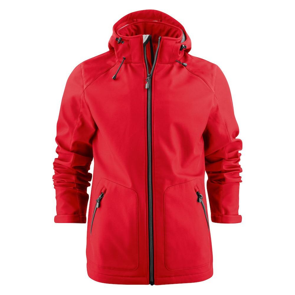 Red - Front - Printer Mens Karting Soft Shell Jacket