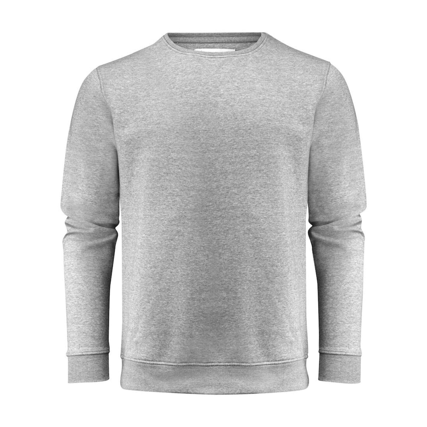 Grey Melange - Back - Harvest Mens Alder Crew Neck Sweatshirt