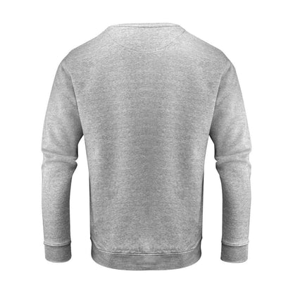 Grey Melange - Pack Shot - Harvest Mens Alder Crew Neck Sweatshirt