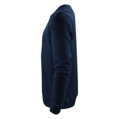 Navy - Side - Harvest Mens Alder Crew Neck Sweatshirt