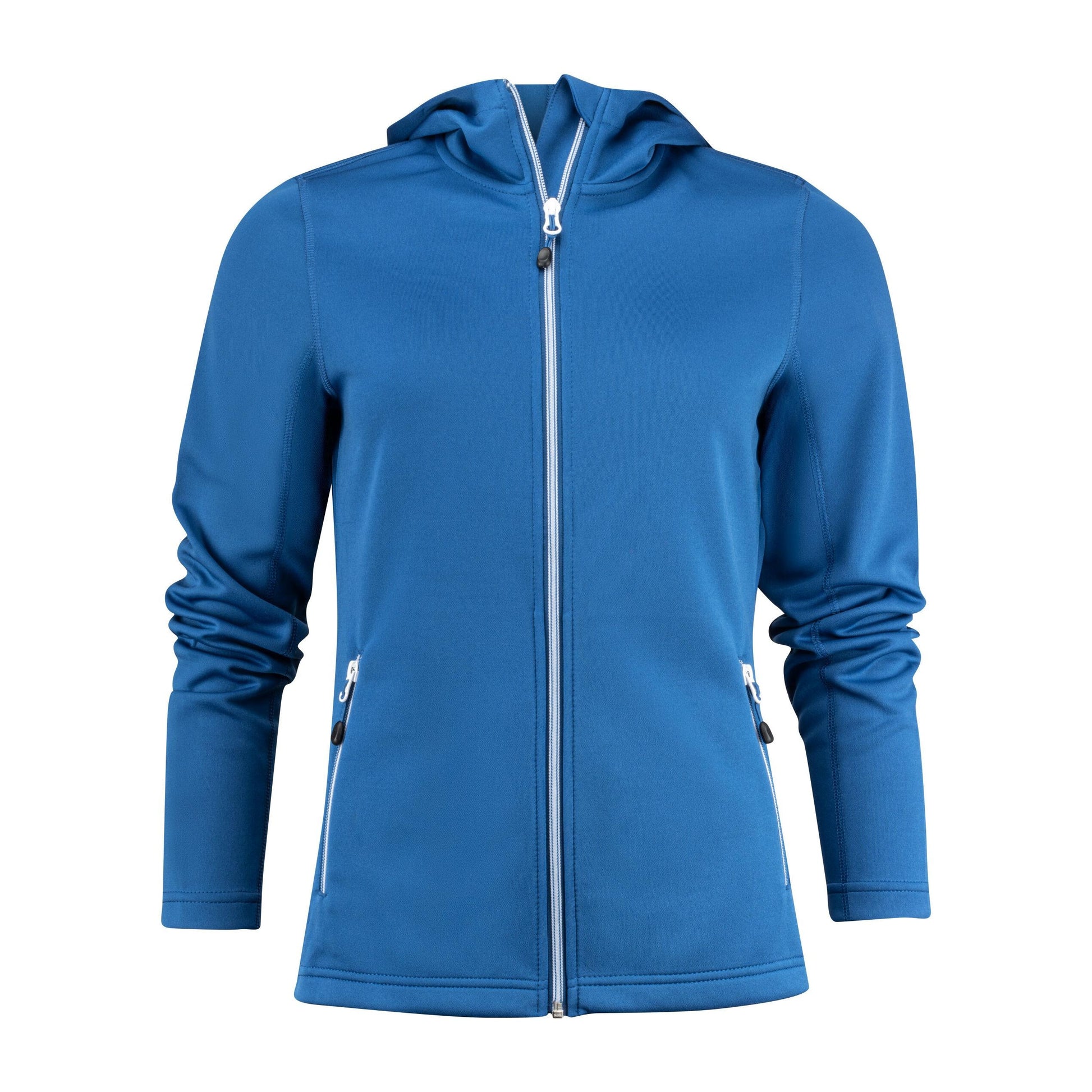 Bright Blue - Back - Printer RED Womens-Ladies Layback Hoodie