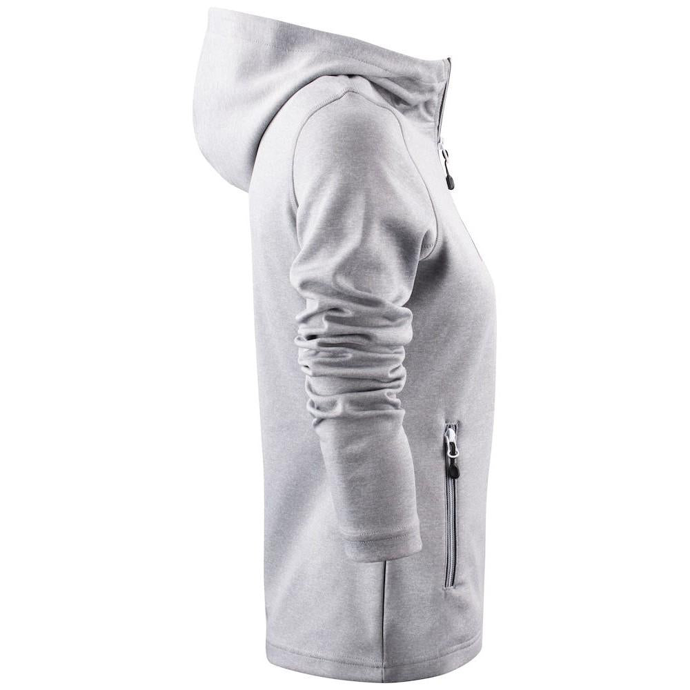 Grey Melange - Lifestyle - Printer RED Womens-Ladies Layback Hoodie