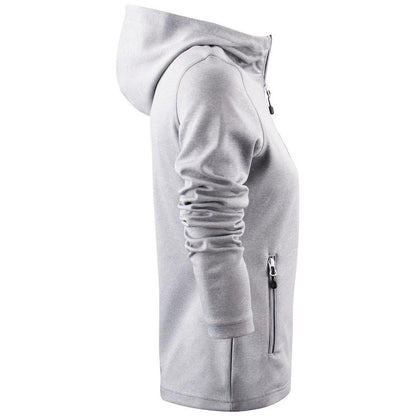 Grey Melange - Lifestyle - Printer RED Womens-Ladies Layback Hoodie