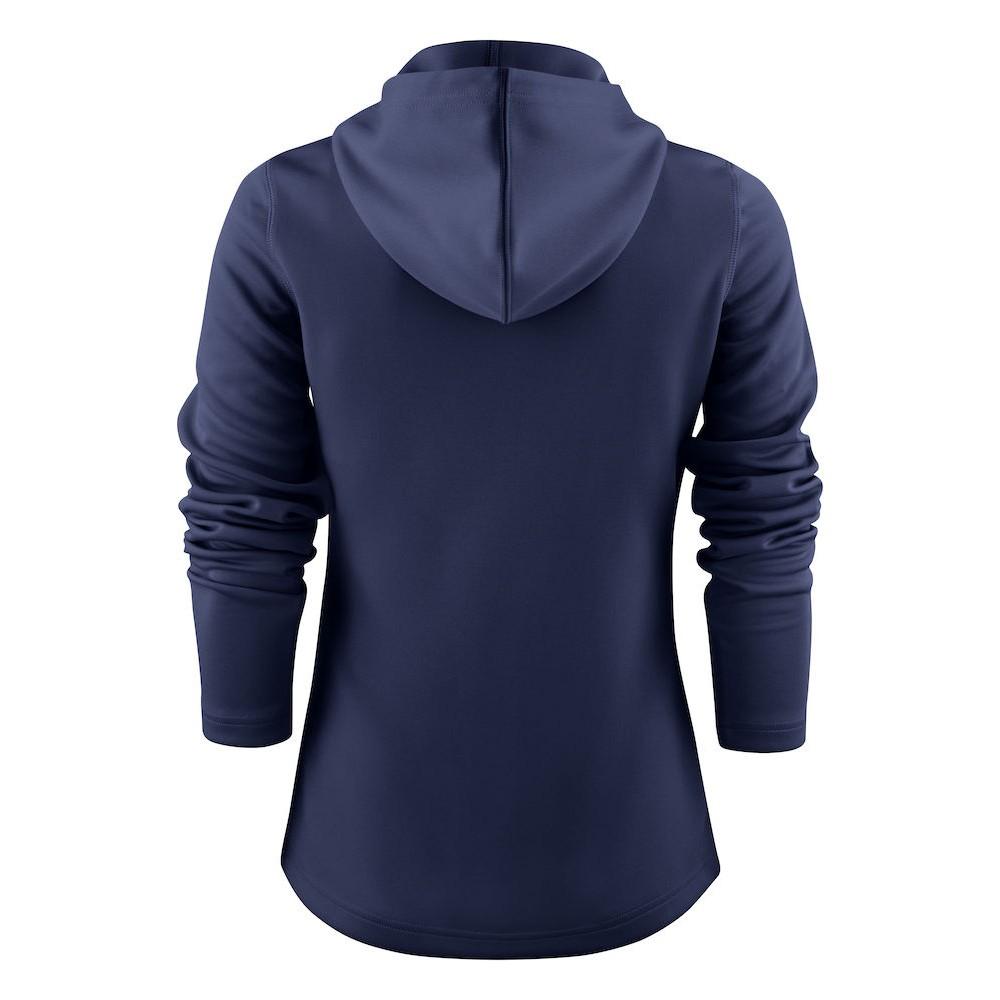 Navy - Back - Printer RED Womens-Ladies Layback Hoodie