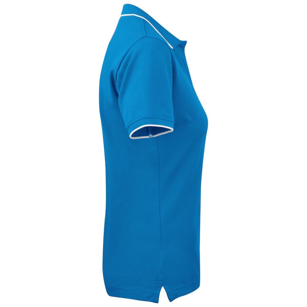 Bright Blue - Lifestyle - James Harvest Womens-Ladies Greenville Polo Shirt