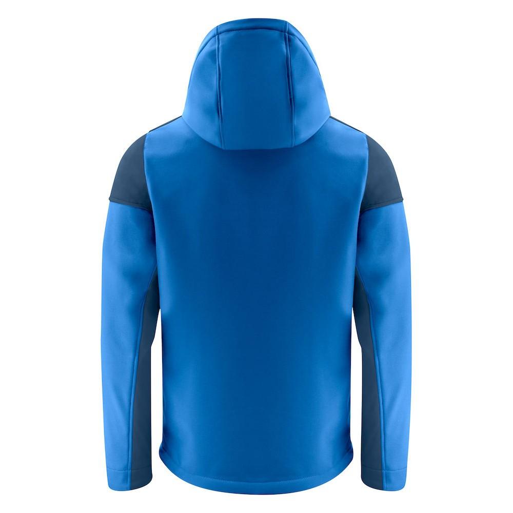 Cobalt Blue-Navy - Back - Printer Mens Prime Soft Shell Jacket