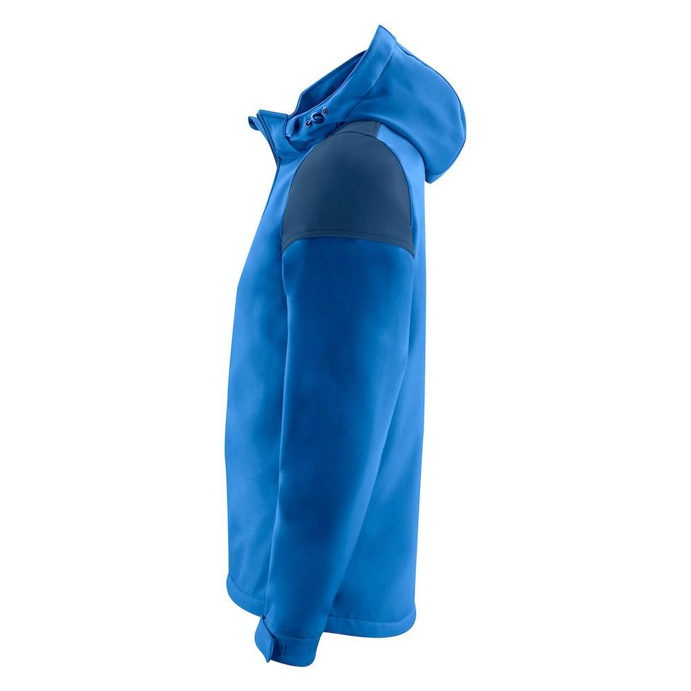 Cobalt Blue-Navy - Side - Printer Mens Prime Soft Shell Jacket