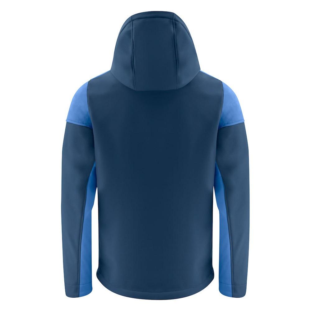 Navy-Cobalt Blue - Back - Printer Mens Prime Soft Shell Jacket