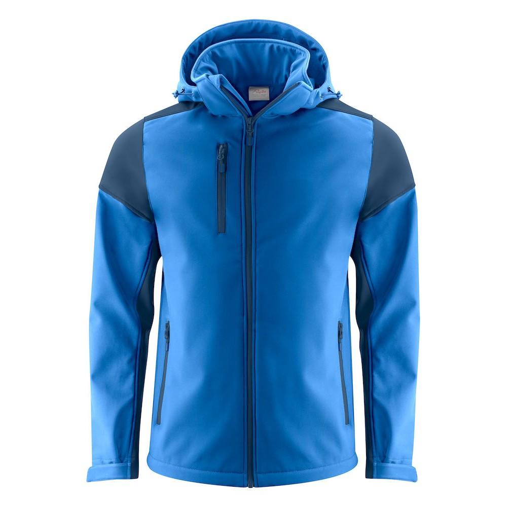 Cobalt Blue-Navy - Front - Printer Mens Prime Soft Shell Jacket