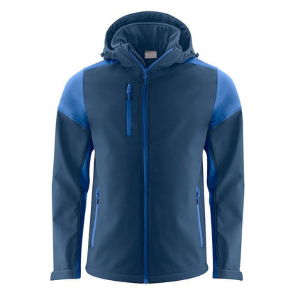 Navy-Cobalt Blue - Front - Printer Mens Prime Soft Shell Jacket