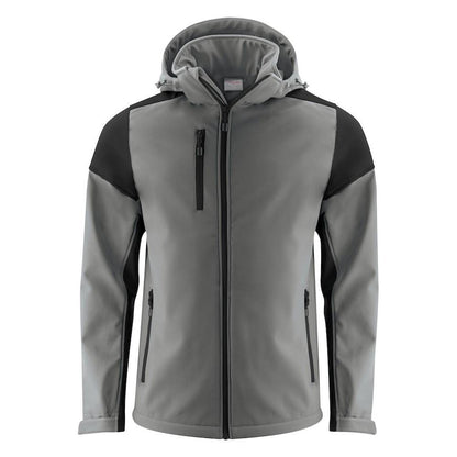 Anthracite-Black - Front - Printer Mens Prime Soft Shell Jacket