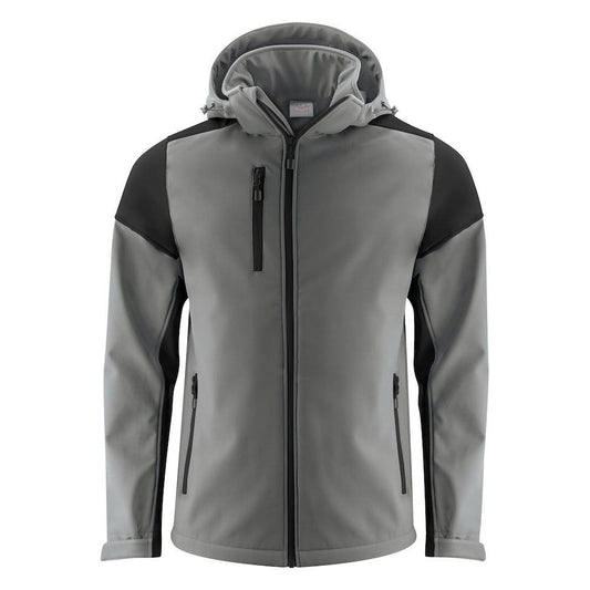 Anthracite-Black - Front - Printer Mens Prime Soft Shell Jacket
