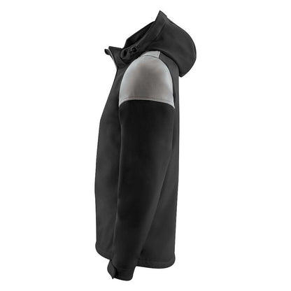 Black-Anthracite - Back - Printer Mens Prime Soft Shell Jacket