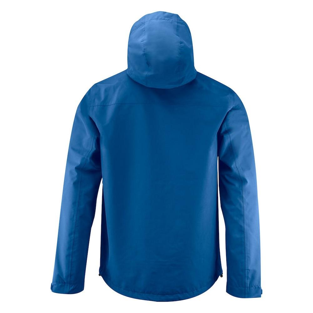 Ocean Blue - Back - Printer Mens Hiker Jacket