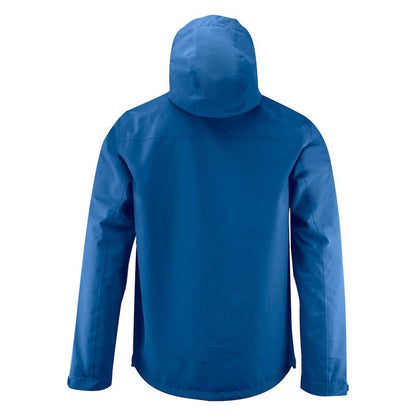 Ocean Blue - Back - Printer Mens Hiker Jacket