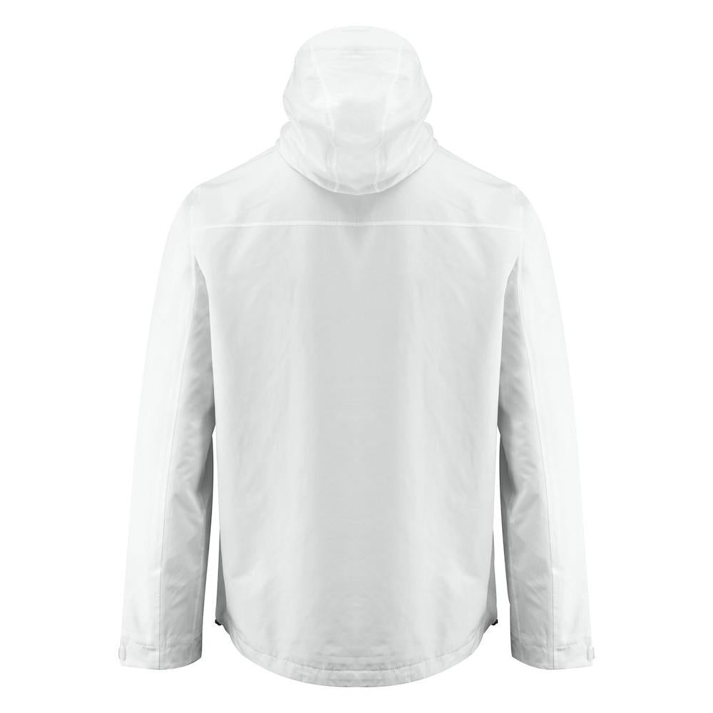 White - Back - Printer Mens Hiker Jacket