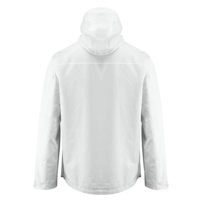 White - Back - Printer Mens Hiker Jacket