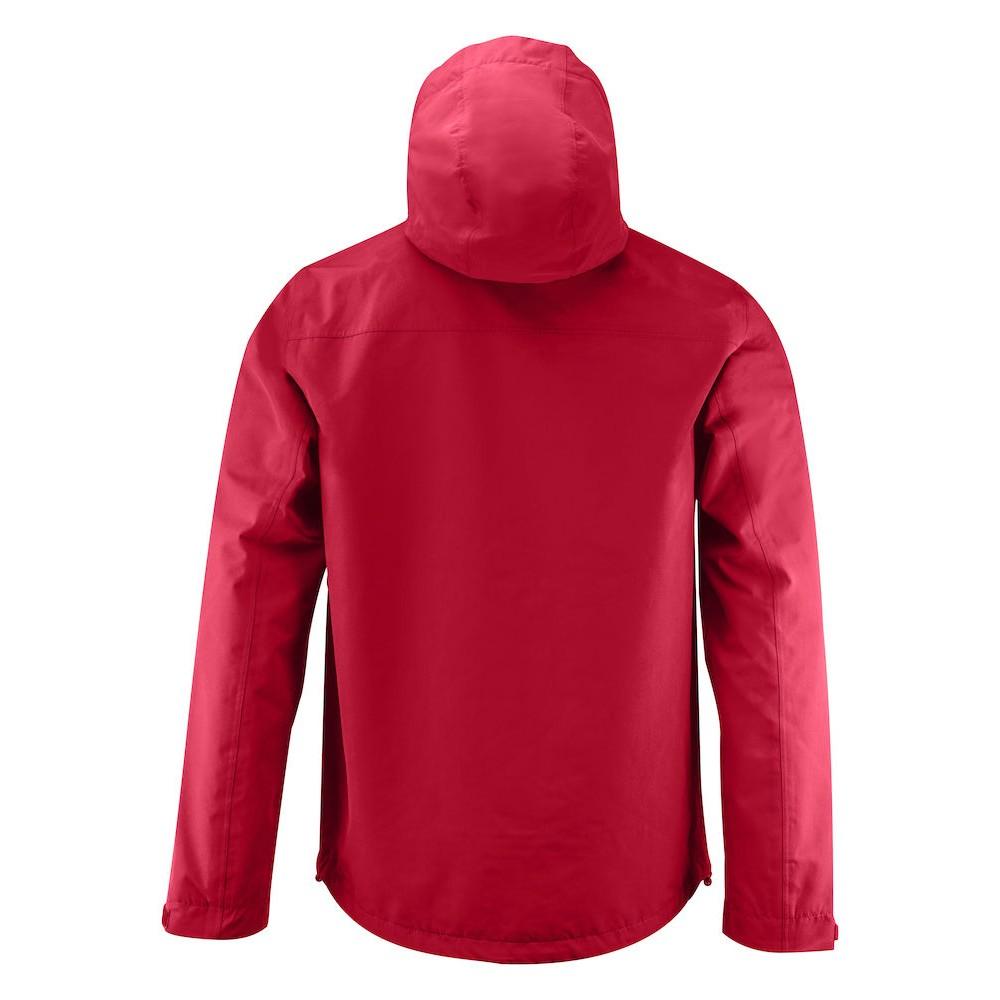 Red - Back - Printer Mens Hiker Jacket