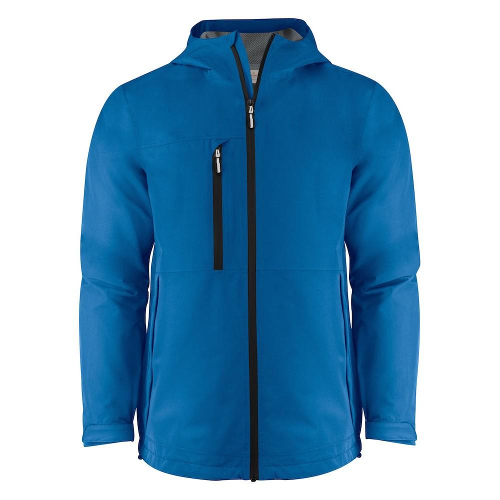 Ocean Blue - Front - Printer Mens Hiker Jacket
