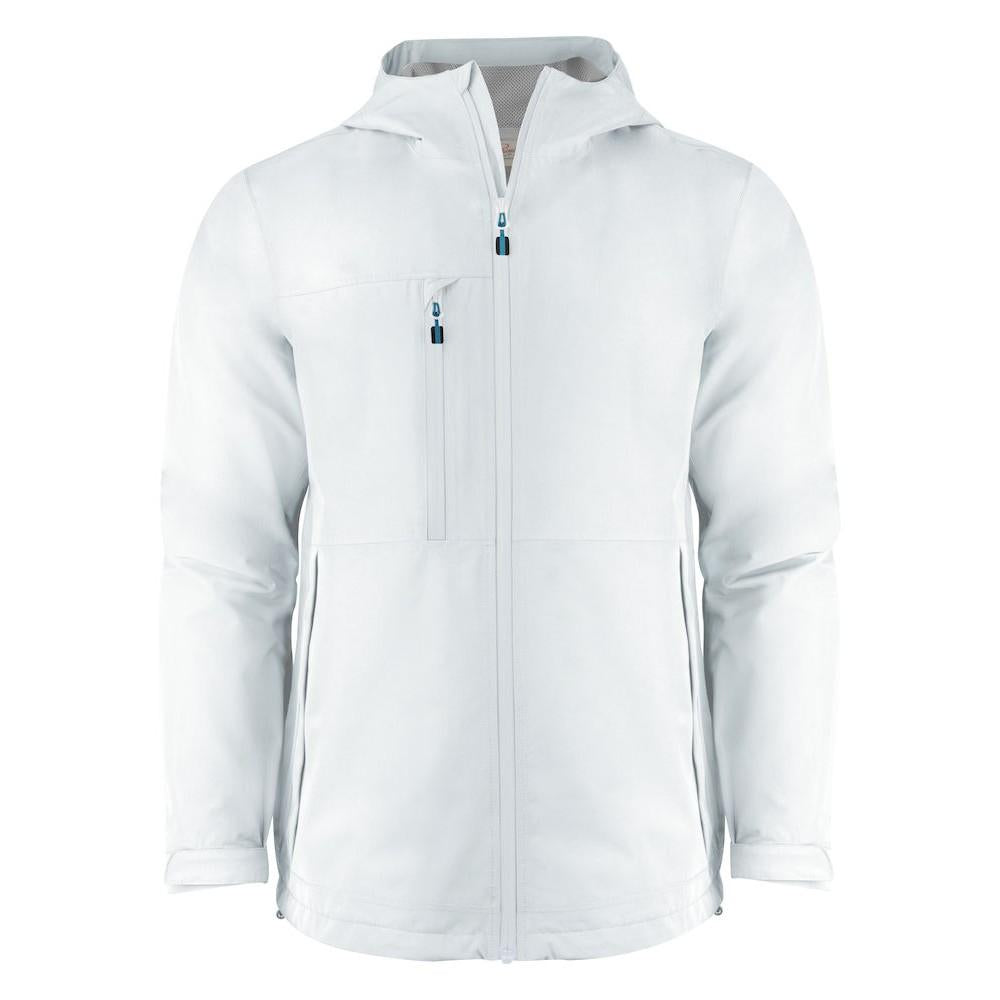 White - Front - Printer Mens Hiker Jacket