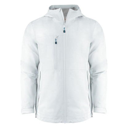 White - Front - Printer Mens Hiker Jacket