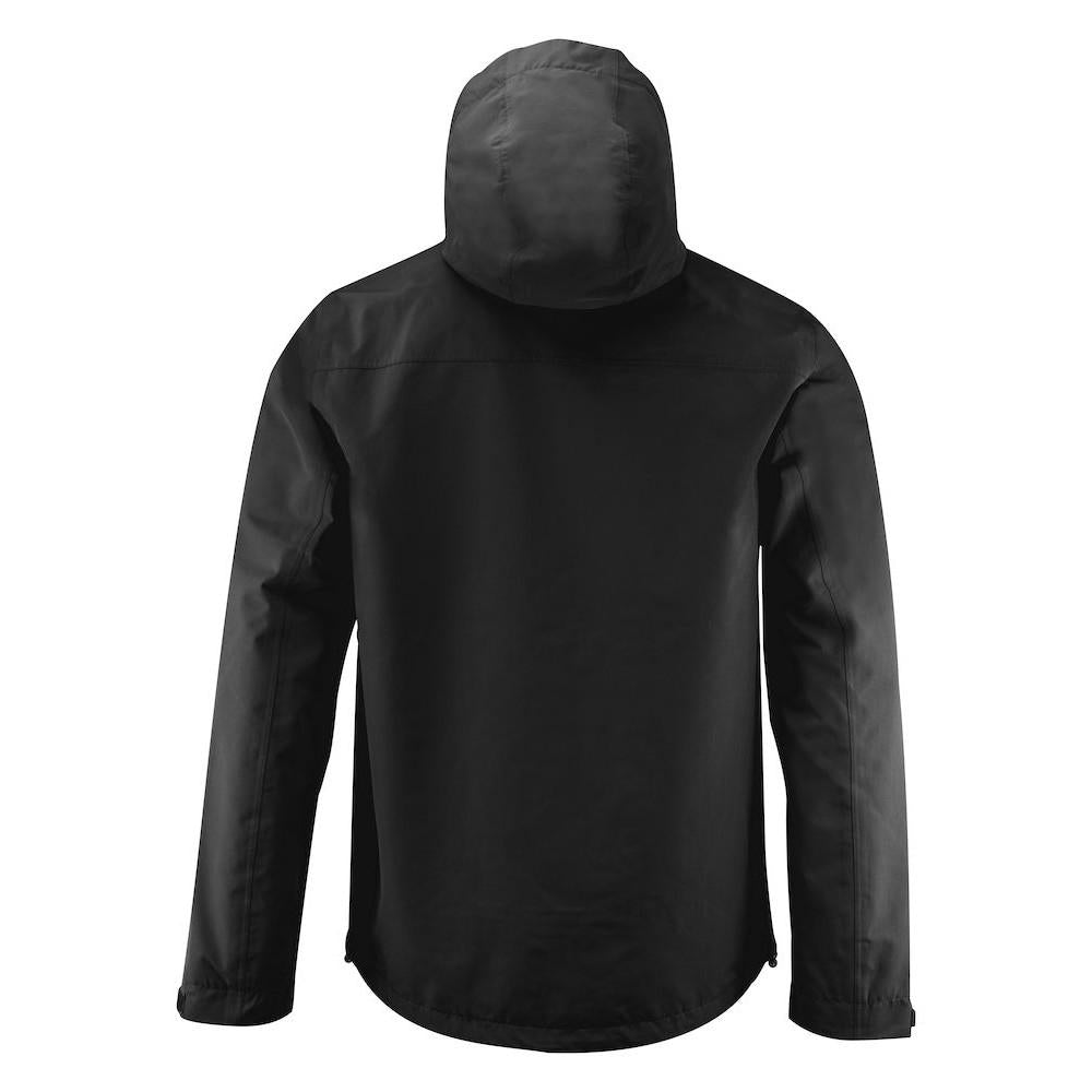 Black - Back - Printer Mens Hiker Jacket