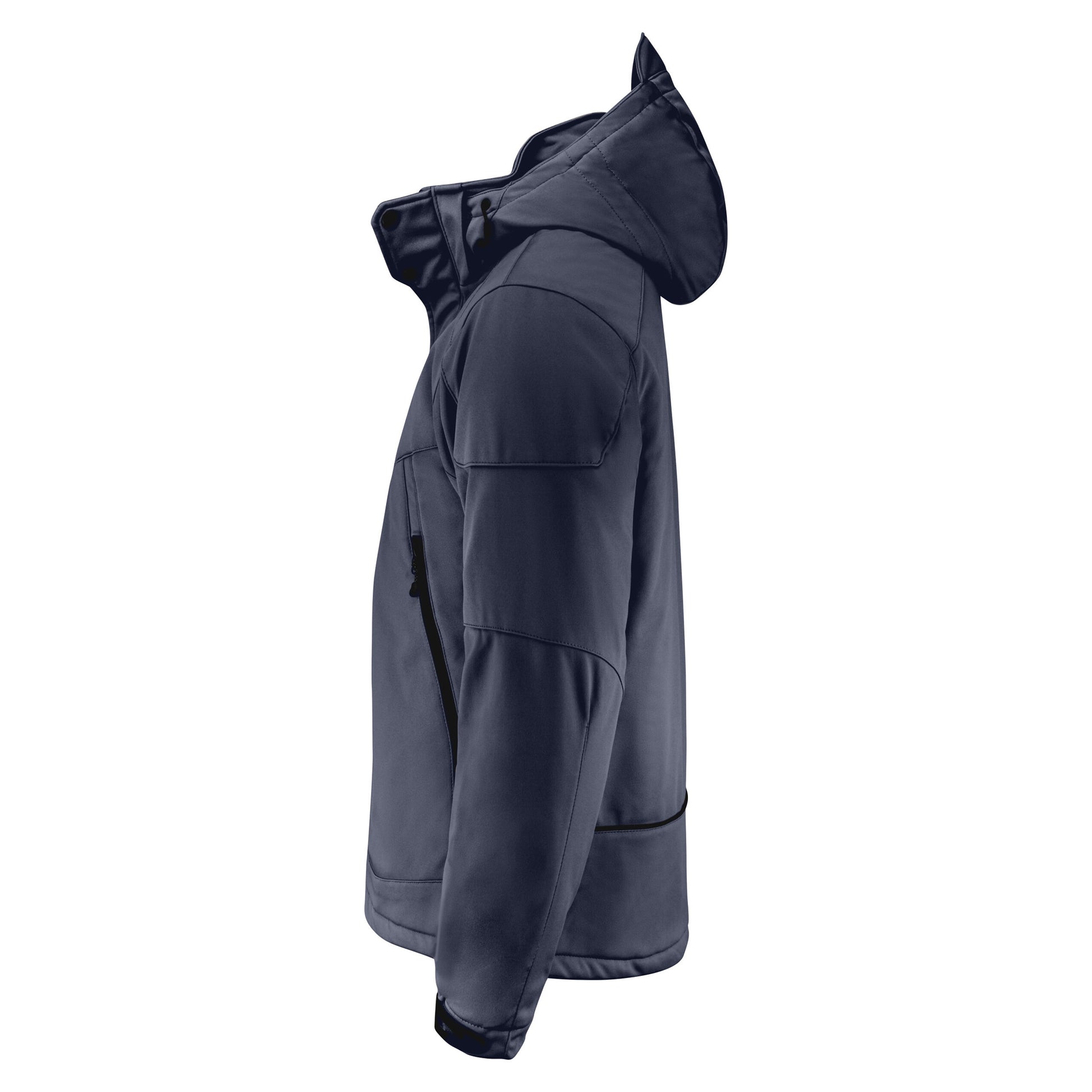 Navy - Side - Printer Mens Skeleton Jacket