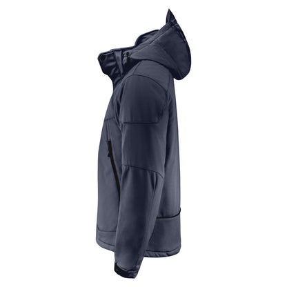 Navy - Side - Printer Mens Skeleton Jacket