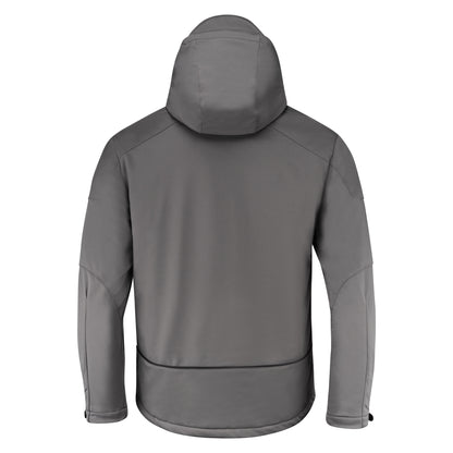 Steel Grey - Back - Printer Mens Skeleton Jacket